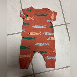 Tea Fish Baby Romper